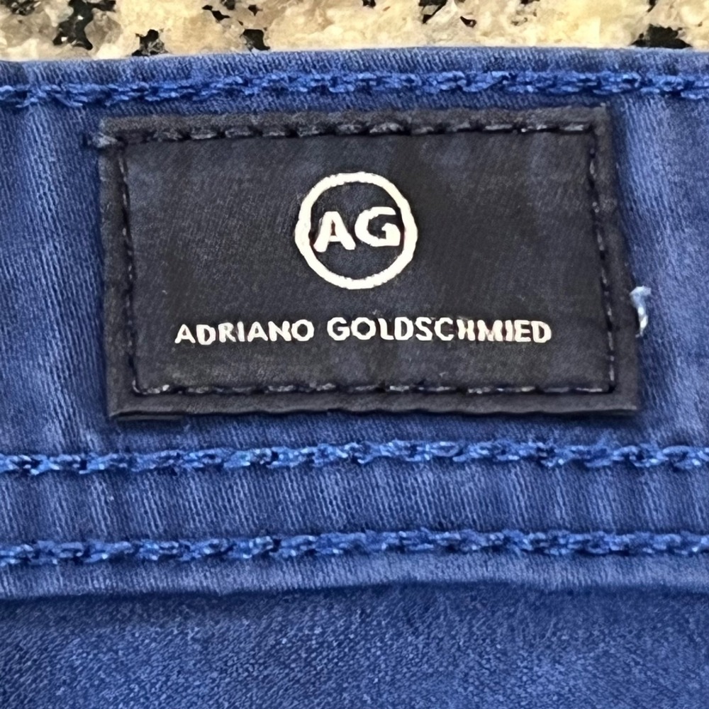 AG Adriano Goldschmied The Graduate Pants Mens 36x34 Blue Tailored Leg - Picture 9 of 14